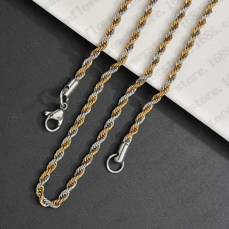 Stainless Steel Twist Chain With Chain Twisted Chain Multi-size