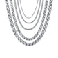 Square Pearl Stainless Steel Interlocking Chain