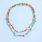 Multi Color Beaded Necklace